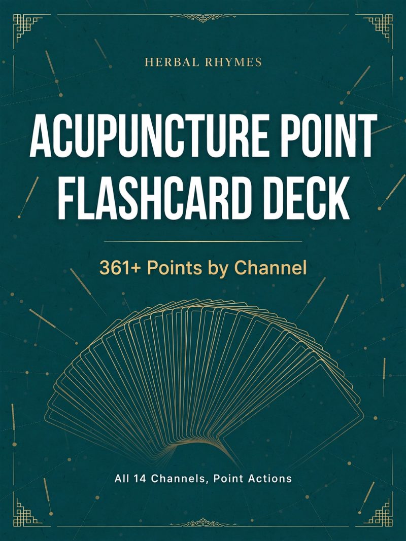 Acupuncture Point Flashcard Deck — 361+ Points