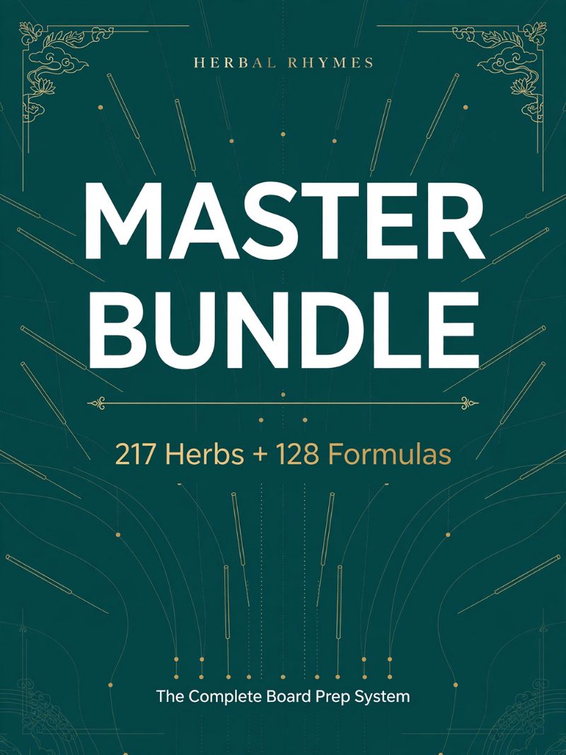 Complete TCM Board Prep Master Bundle (Herbs + Formulas)